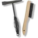 Welding Chipping Hammer with Coil Spring Handle,10.5",Cone and Vertical