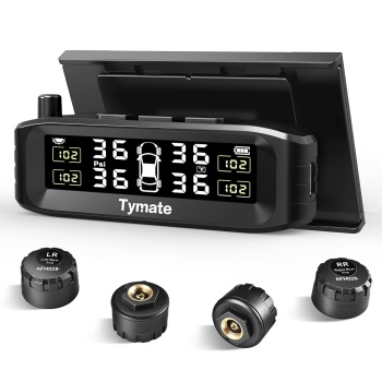 Tymate TM8 Tire Pressure Monitoring System, Wireless Solar TPMS