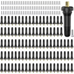 100Pcs TPMS 20008 Rubber Snap-in Tire Valve Stems Compatible with Chevy GMC