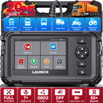 LAUNCH CRP129 HD Heavy Duty Truck Scanner, DPF Regen, Full System Diesel