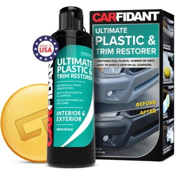 Plastic Restorer for Cars – Refreshes Faded Plastic, Vinyl & Rubber Trim