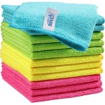 HOMEXCEL Microfiber Cleaning Cloth,12 Pack Cleaning Rag,Cleaning Towels